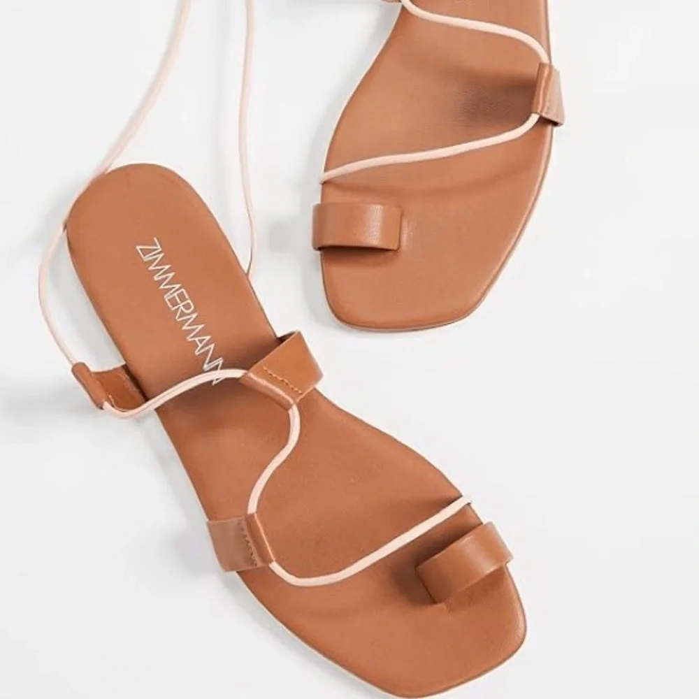 Zimmermann Tan Lace Up Sandals - Sz. 40 - Picture 2 of 16